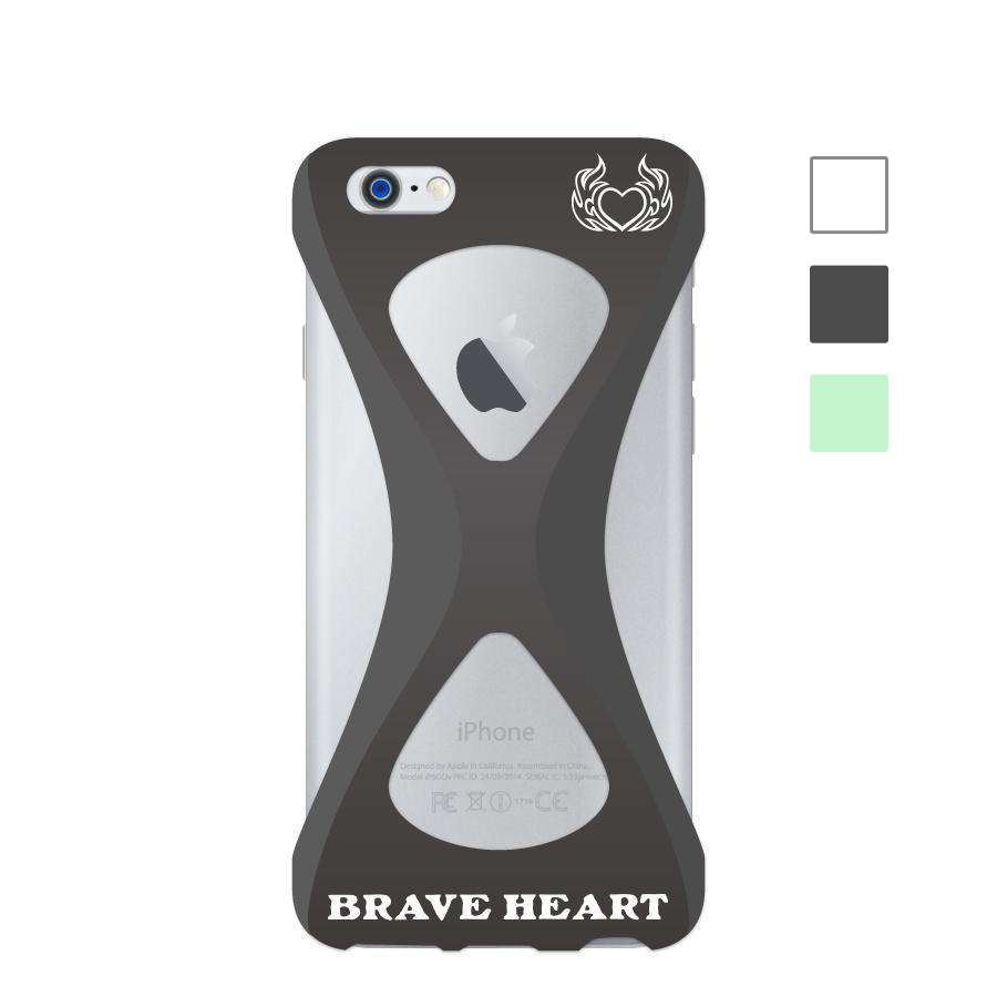 Palmo x BRAVE HEART for iPhone6 Black